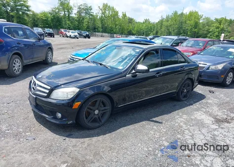 2008 Mercedes-Benz C 350 Sport из США, поврежденный, VIN WDDGF56X28F106480